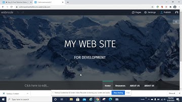 Create a Website in 10 Minutes using Webnode. Quick and Easy Website. Web Design in 10 Minutes. Easy