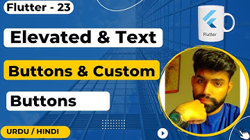 Elevated Text Outlined Buttons in Flutter Urdu/Hindi || Jawad Aslam
