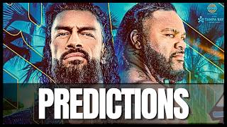 6 BIG WWE BACKLASH 2026 PREDICTIONS...