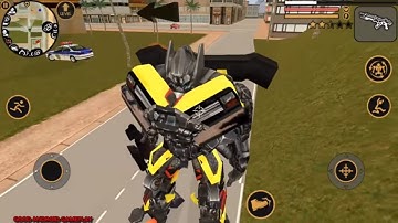 Vegas Crime Simulator #12 - New Update | NEW Robot Pickup Truck Character | Android GamePlay FHD