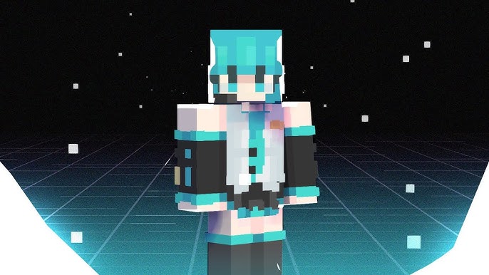 She really did do it, Hatsune Miku Created Minecraft