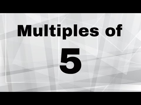 Multiples of 5