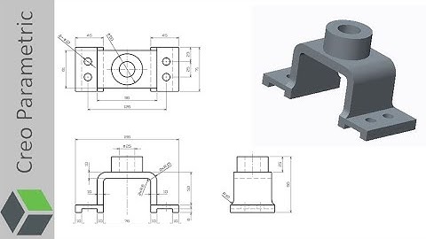 3D Design | Modelling Mechanical Part with Creo Parametric | 3D Modelling