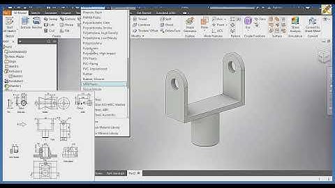 AUTODESK INVENTOR - PRACTICE 12 in / Engineering drawing  / Machine drawing