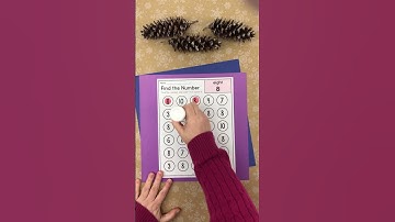 Find the Numbers to 10 Dot Marker Painting for Kids #kidslearning #preschool #counting