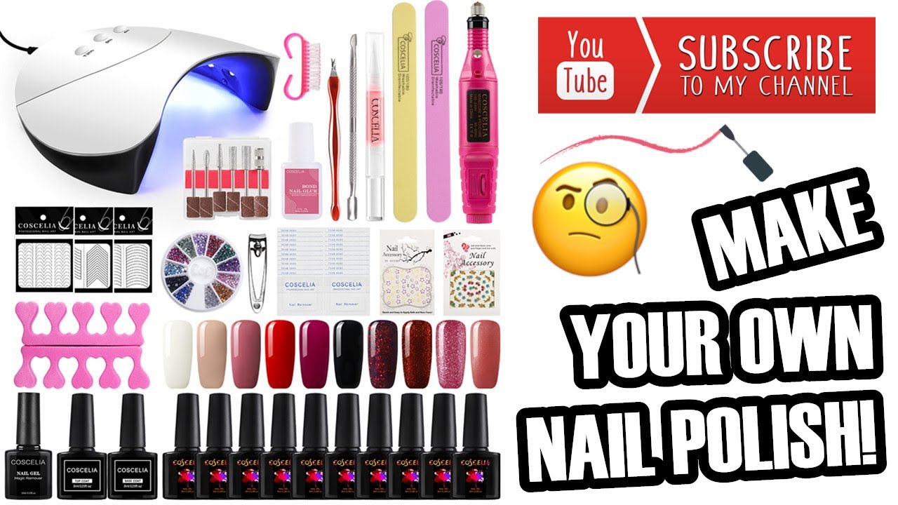 COSCELIA GEL NAIL POLISH KIT | SHOPIFY | DISPLAY | REVIEW| WATCH TILL END������ - YouTube