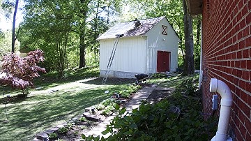 Shed re-roof time lapse
