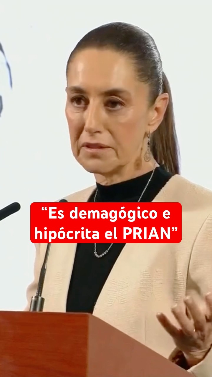 Sheinbaum critica propuesta del PAN sobre el precio de la gasolina