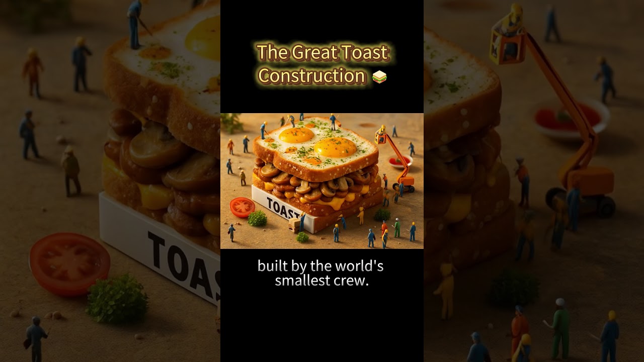 AI Pop! | Satisfying Miniature Toast Build 🍳 