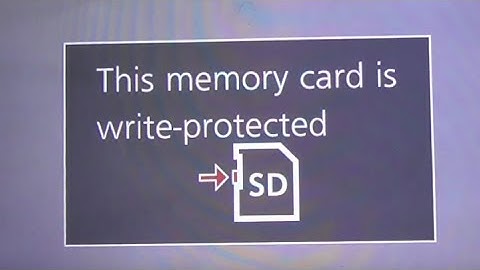 This memory card is write-protected (Panasonic Lumix DC-FZ82)
