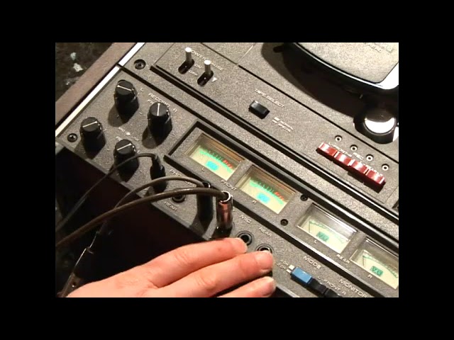 How to Record Live Audio to Reel to Reel 