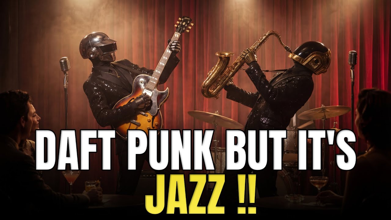 Daft Punk Vibes Inspired Album | Jazz Grooves | Retro-Funk x Synth Soul