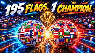 195 COUNTRIES ENTER, 1 CHAMPION WINS! 🏆 Flags Battle LIVE 🌍