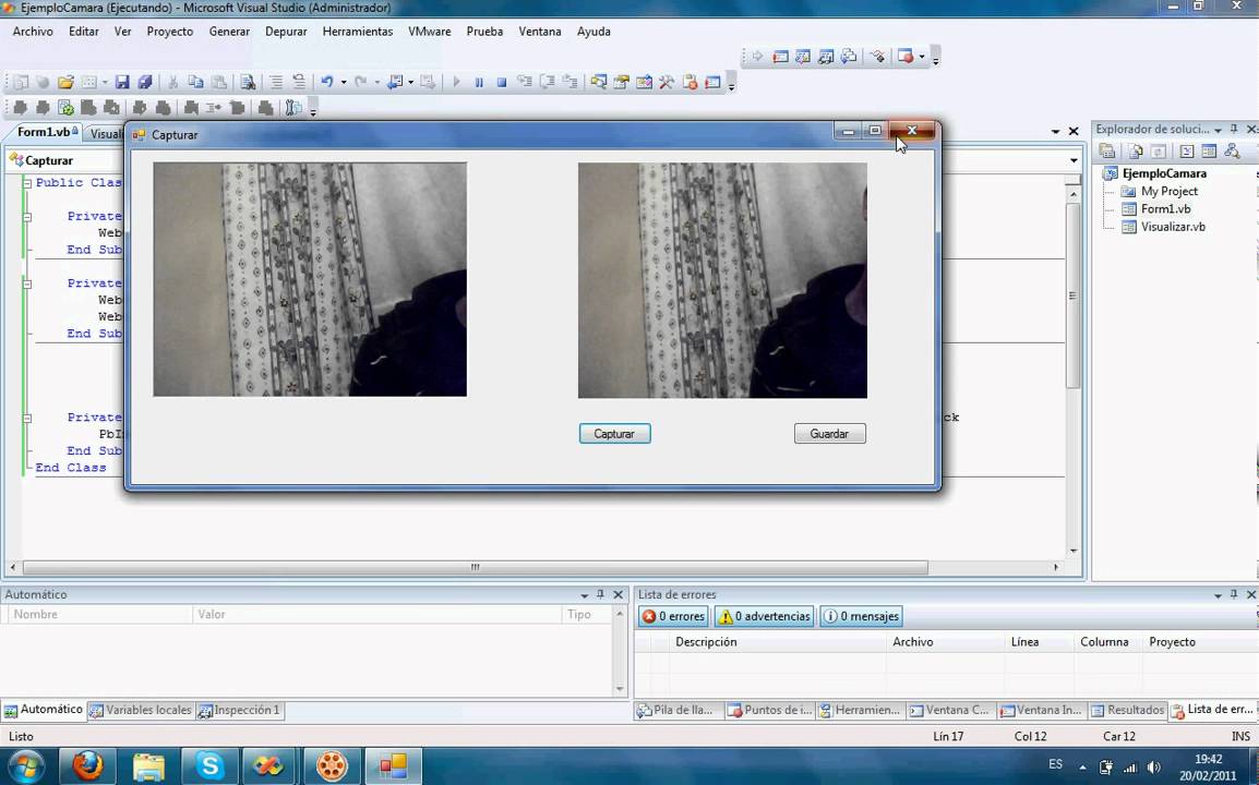 Obtener Imagenes desde la webcam Visual Studio 2008 | Get images from ...