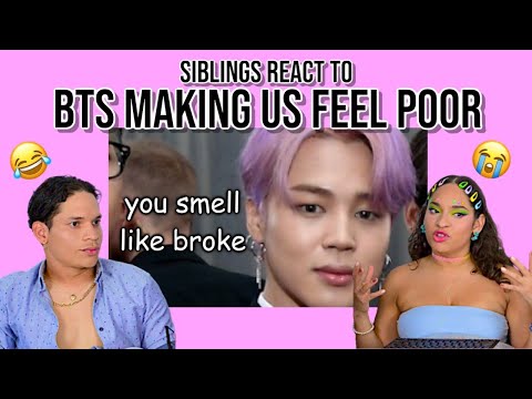 Waleska \u0026 Efra react to BTS making people feel poor 👀😂| REACTION