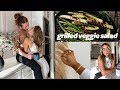 VLOG: grilled veggie salad, adidas haul, clean with us & new jewelry! Julia & Hunter