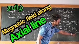 Magnetic field|Axial line|Physics 12|Tamil|MurugaMP