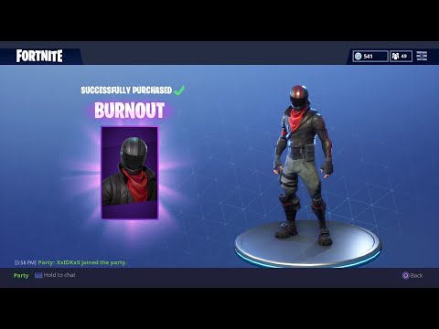 *NEW* FORTNITE SKIN "BURNOUT" GAMEPLAY - LEVEL 65, 4000 ... - 480 x 360 jpeg 18kB