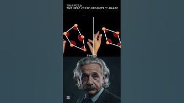Why the Triangle is the Strongest Shape in Physics! 🏗️💡 #trollphysics #einstein