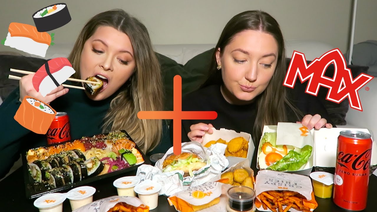 sushi OCH max mukbang herregud