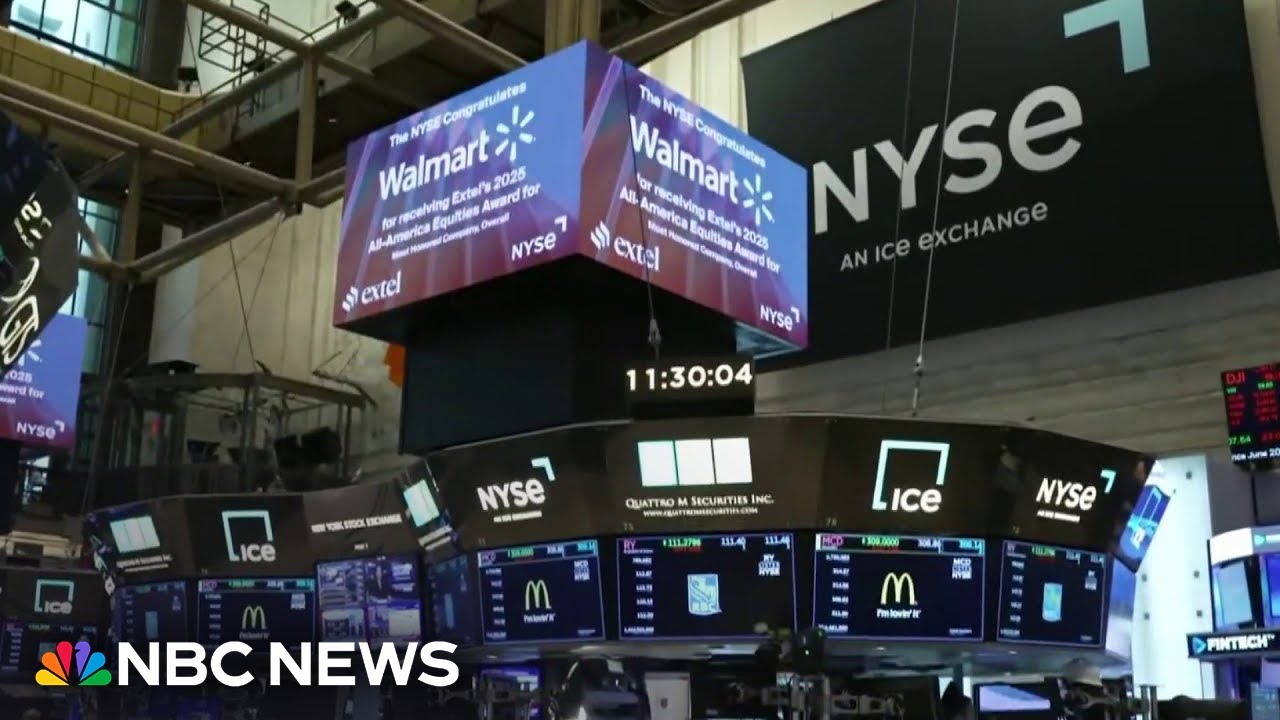Markets plunge as trade war escalates and people stocking up before tariffs impact prices