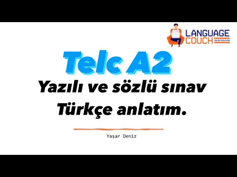 Telc A2 Prüfung Türkce aciklamali