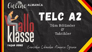Telc A2 Sınavına Canlı Hazırlık Tüm Bölümler & Taktikler