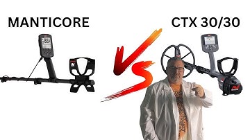 MINELAB MANTICORE VS CTX 30/30 ON THE BEACH SHOCKING RESULTS!