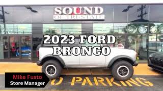 Car Audio Installation Upgrade: 2023 Ford Bronco