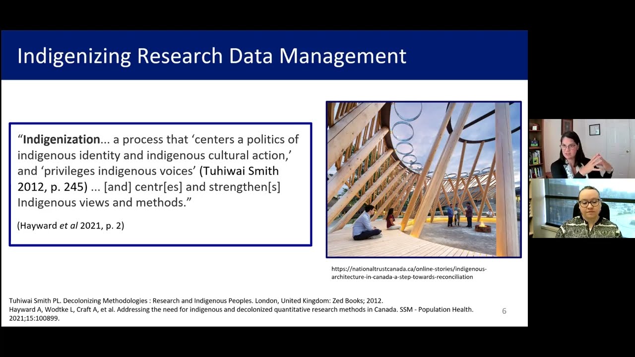 Indigenous Data Management Webinar: How Can Research Data Management Be Indigenized and Decolonized?