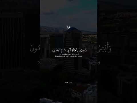 نحن أولياؤكم في الحياة الدنيا وفي الاخرة القارئ اسلام صبحي سورة فصلت تلاوة خاشعة