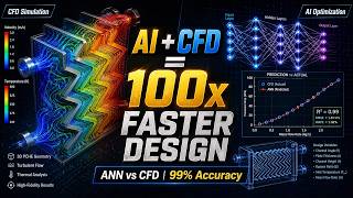 AI Replaced 1000+ CFD Runs? Precooler Design Optimization Explained (sCO₂ + ANSYS)