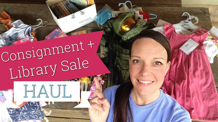 Children's Consignment + Library Sale Haul