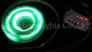 RGBで光の流れるLEDテープライト_プログラムNo.123 RGBで光の流れるLEDテープライト_プログラムNo.123