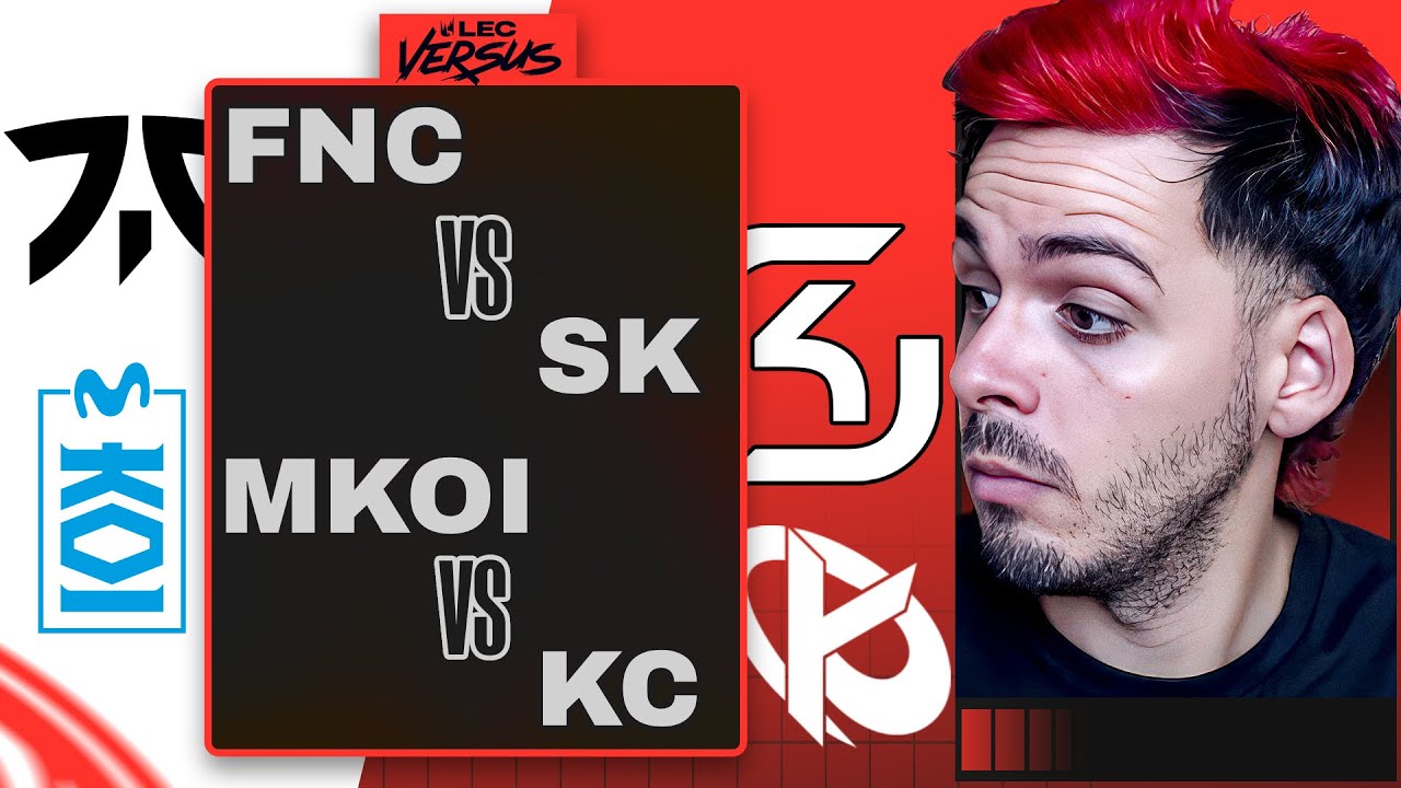 ¿FNATIC DECEPCIONA contra el SK de MIKYX? | LEC VERSUS, FNC vs SK y MKOI vs KC VODs completos