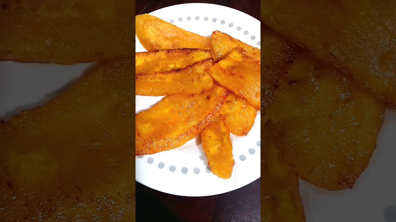 Prueba estas tajadas de plátano, no te arrepentirás 