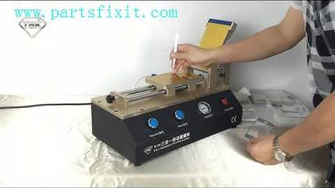 3 in 1 Automatic OCA Film Laminating Machine Built in Vacuum Pump Air Compressor For Cell Phone LCD