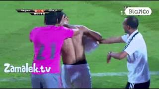 هدف فوز الزمالك بكأس مصر حازم امام