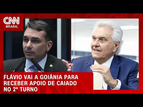 Flávio vai a Goiânia para receber apoio de Caiado nesta terça (6) | HORA H