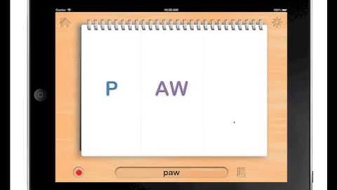 Speech FlipBook - Word Lists