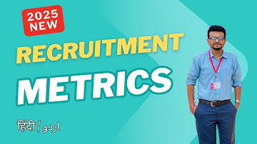 Top 8 Recruitment Metrics Explained | HR KPIs in Urdu/Hindi | HR Staffer