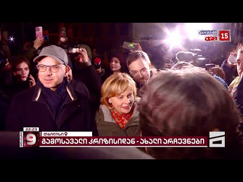 ევროპარლამენტარების დელეგაცია რუსთაველზე მიმდინარე აქციაზე მივიდა