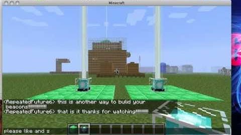 How to make a beacon on minecraft 1.4.2