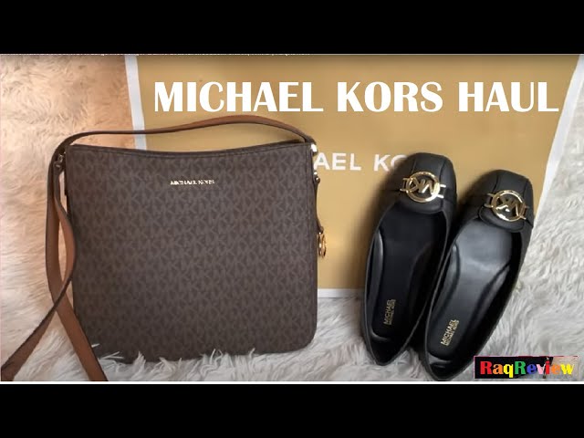 Michael Kors Haul 2:Jet Set Travel Large Messenger & Lillie Leather  Moccasin-Unbox, WIMB