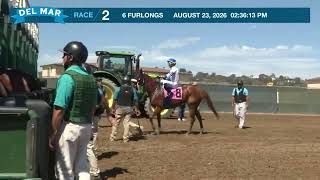 Eltonsingsanother wins race 2 at Del Mar 8/23/26