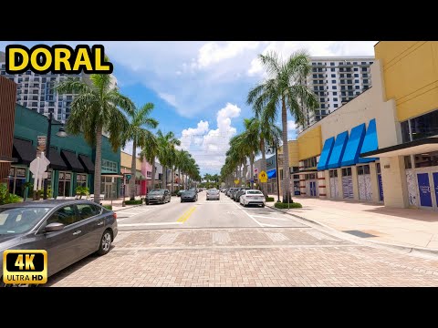 Doral Florida Driving Through