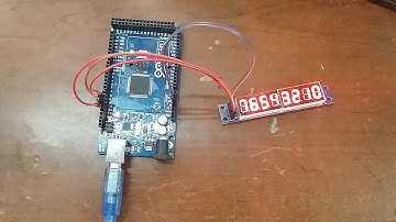 Bài 22 : Arduino giao tiếp với 8 led 7 thanh(Max7219)