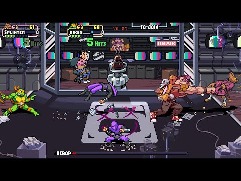 Teenage Mutant Ninja Turtles: Shredder’s Revenge - Michelangelo & Splinter [Gameplay Demo] [4K]