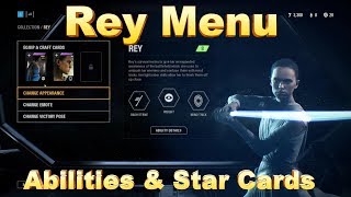 Rey Menu - Star Wars Battlefront 2