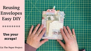 EASY EPHEMERA HOLDER Reusing Envelopes ♻️ Use Your Stash | Snail Mail Ideas #diycrafts #papercrafts